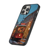 iPhone 16 Pro Max Case Hülle - Silikon schwarz Christmas 25 Xmas Train
