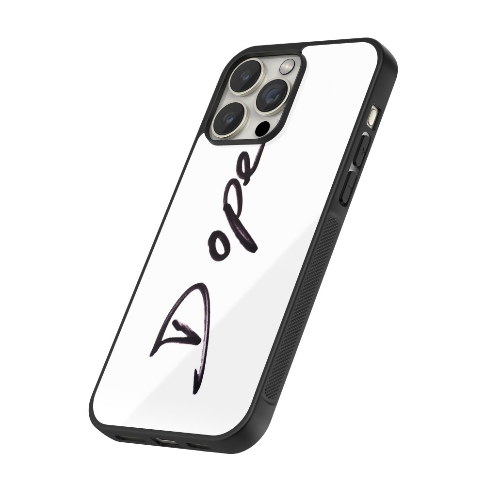 iPhone 16 Pro Max Case Hülle - Silikon schwarz Dope