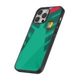 iPhone 16 Pro Max Case Hülle - Silikon schwarz Kamerun 2022 personalisierbares Fussballtrikot