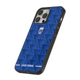 iPhone 16 Pro Max Case Hülle - Silikon schwarz Kap Verde 2026 personalisierbares Fussballtrikot