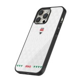 iPhone 16 Pro Max Case Hülle - Silikon schwarz Irak 2026 personalisierbares Fussballtrikot