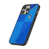 iPhone 16 Pro Max Case Hülle - Silikon schwarz Italien 2022 personalisierbares Fußballtrikot