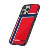 iPhone 16 Pro Max Case Hülle - Silikon schwarz Norwegen 2026 personalisierbares Fussballtrikot