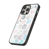 iPhone 16 Pro Max Case Hülle - Silikon schwarz Marble Everything