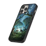 iPhone 16 Pro Max Case Hülle - Silikon schwarz Paradies der exotischen Tiere