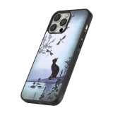 iPhone 16 Pro Max Case Hülle - Silikon schwarz Spring 19 12