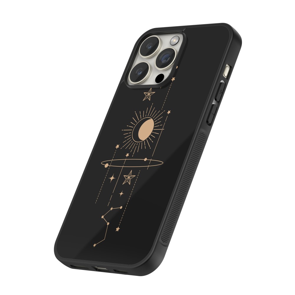 iPhone 16 Pro Max Case Hülle - Silikon schwarz Spring 23 astro