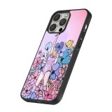 iPhone 16 Pro Max Case Hülle - Silikon schwarz Taylor Swift Sketch - Pink