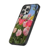 iPhone 16 Pro Case Hülle - Silikon schwarz Tulips Spring 2026