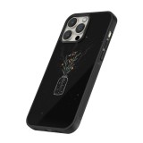 iPhone 16 Pro Case Hülle - Silikon schwarz Vase black
