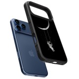 iPhone 17 Pro Max Case Hülle - Silikon schwarz Astro balançoire