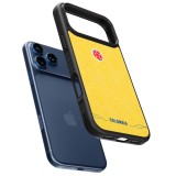 iPhone 17 Pro Max Case Hülle - Silikon schwarz Kolumbien 2026 personalisierbares Fussballtrikot