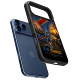 Coque iPhone 17 Pro Max - Silicone rigide noir Football République démocratique du Congo splash 2026