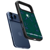 iPhone 17 Pro Case Hülle - Silikon schwarz Saudi Arabien 2026 personalisierbares Fussballtrikot