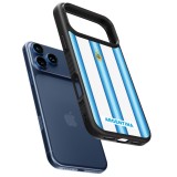 iPhone 17 Pro Case Hülle - Silikon schwarz Argentinien 2026 personalisierbares Fussballtrikot
