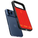 iPhone 17 Pro Case Hülle - Silikon schwarz Spanien 2026 personalisierbares Fussballtrikot