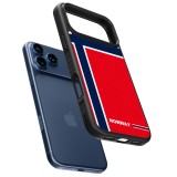 iPhone 17 Pro Case Hülle - Silikon schwarz Norwegen 2026 personalisierbares Fussballtrikot