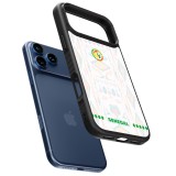 iPhone 17 Pro Case Hülle - Silikon schwarz Senegal 2026 personalisierbares Fussballtrikot