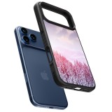 iPhone 17 Pro Case Hülle - Silikon schwarz Winter 22 Pink Forest