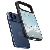 iPhone 17 Pro Case Hülle - Silikon schwarz Weihnachten 2023 Kleiner Vater Schneeflocke