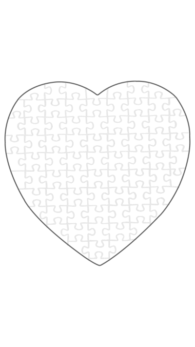 Custom Herz Puzzle