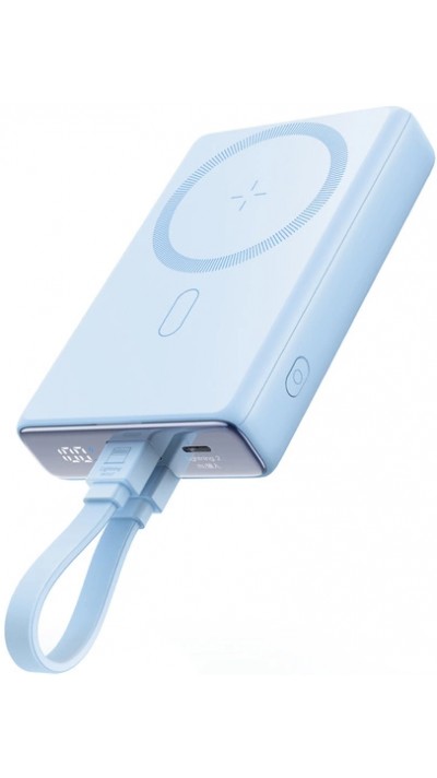 20W Powerbank Joyroom JR-PBM01 MagSafe 10000mAh externer Akku mit Standfuß - Blau