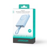 20W Powerbank Joyroom JR-PBM01 MagSafe 10000mAh externer Akku mit Standfuß - Blau