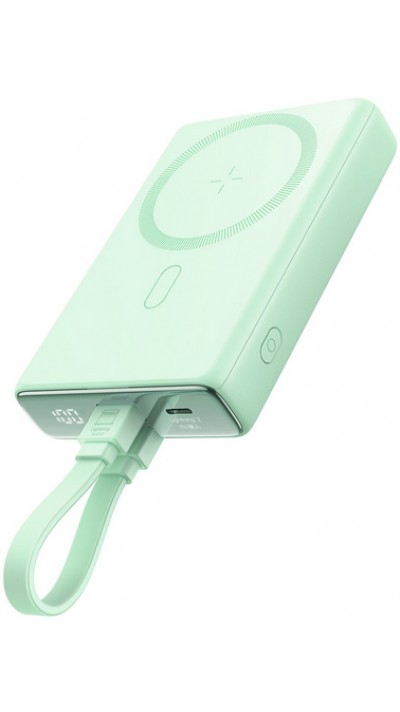 20W Powerbank Joyroom JR-PBM01 batterie externe MagSafe 10000mAh avec pied de support - Vert