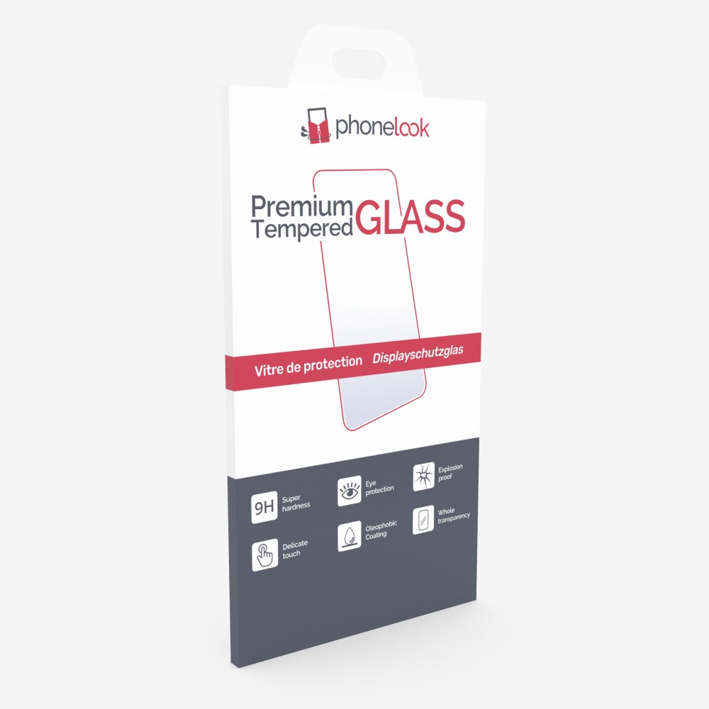 3D Tempered Glass iPhone 15 Pro - Full Screen Display Schutzglas mit schwarzem Rahmen