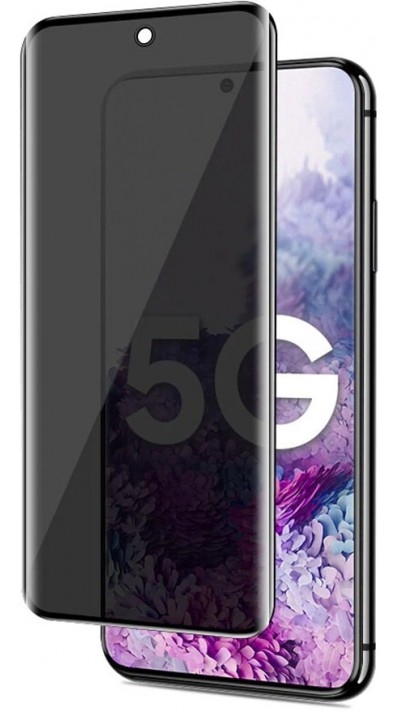 Samsung Galaxy S20+ 3D Privacy Anti-Spy Tempered Glass - Bildschirm Schutzglas mit schwarzen Rändern