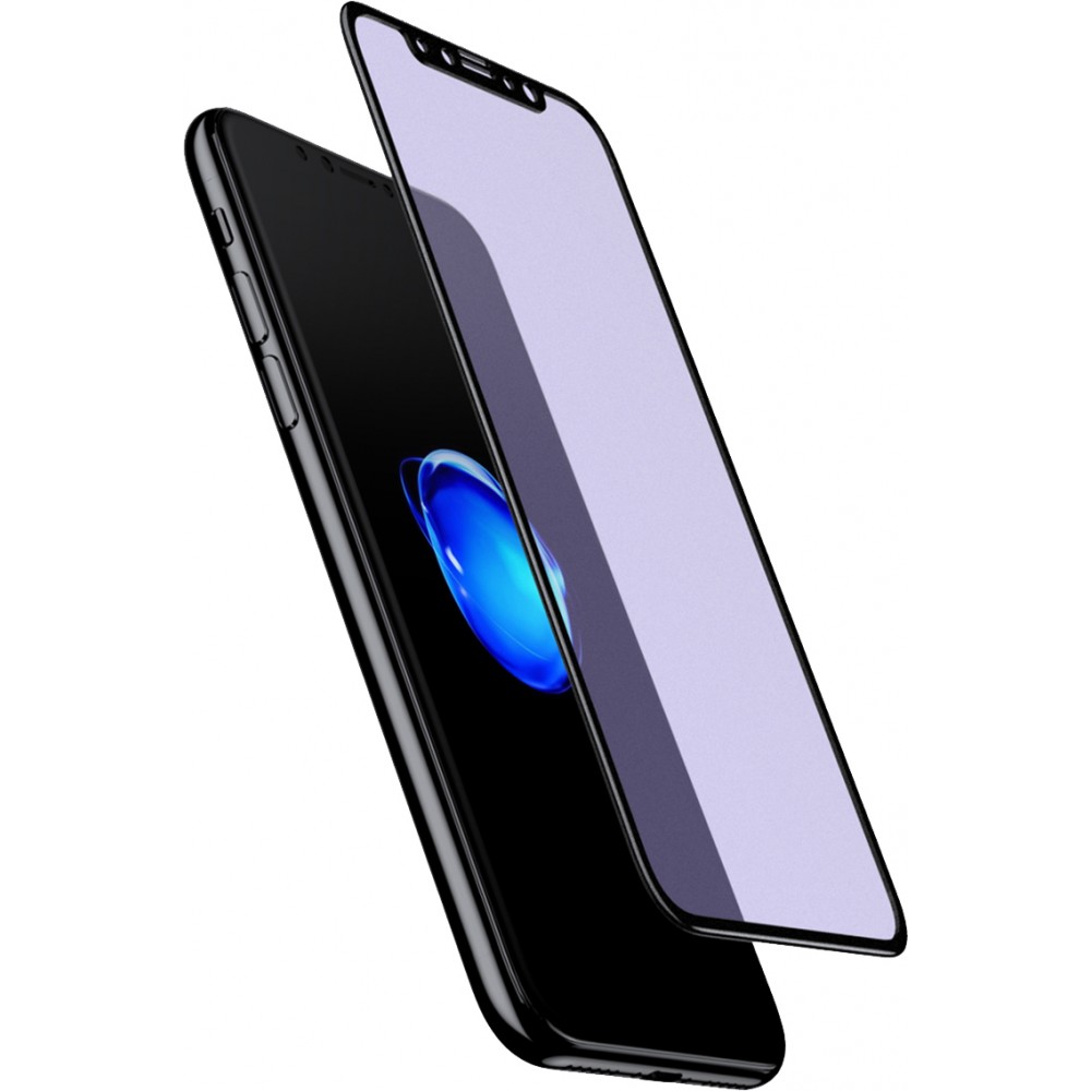 3D Tempered Glass Schutzglas schwarz anti-Blue Light - iPhone Xs Max