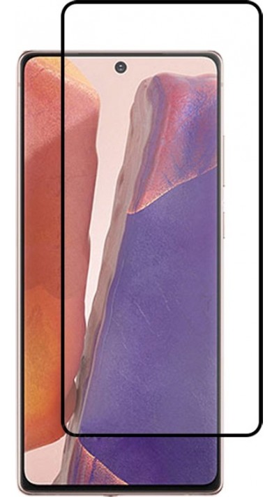 3D Tempered Glass Samsung Galaxy Note 20 Ultra - Vitre de protection d'écran intégrale verre trempé avec bords noirs