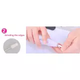 5 in 1 elektronische Nagel Pflege Maschine Manicure Polishing mit 5 Aufsätzen - Weiss