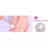 5 in 1 elektronische Nagel Pflege Maschine Manicure Polishing mit 5 Aufsätzen - Weiss