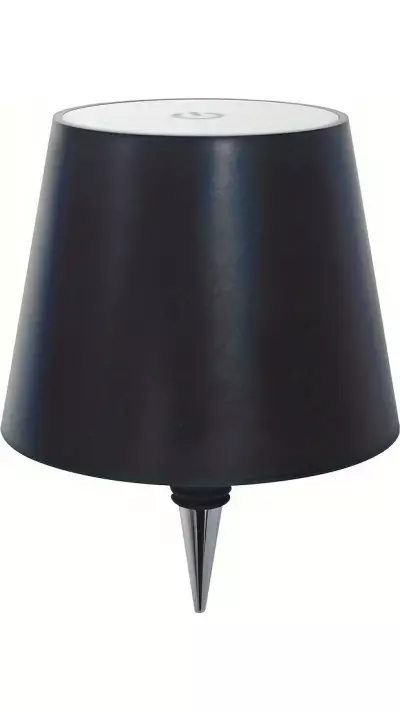 Abat-jour lampe LED pour bouteille adaptable universel - Noir