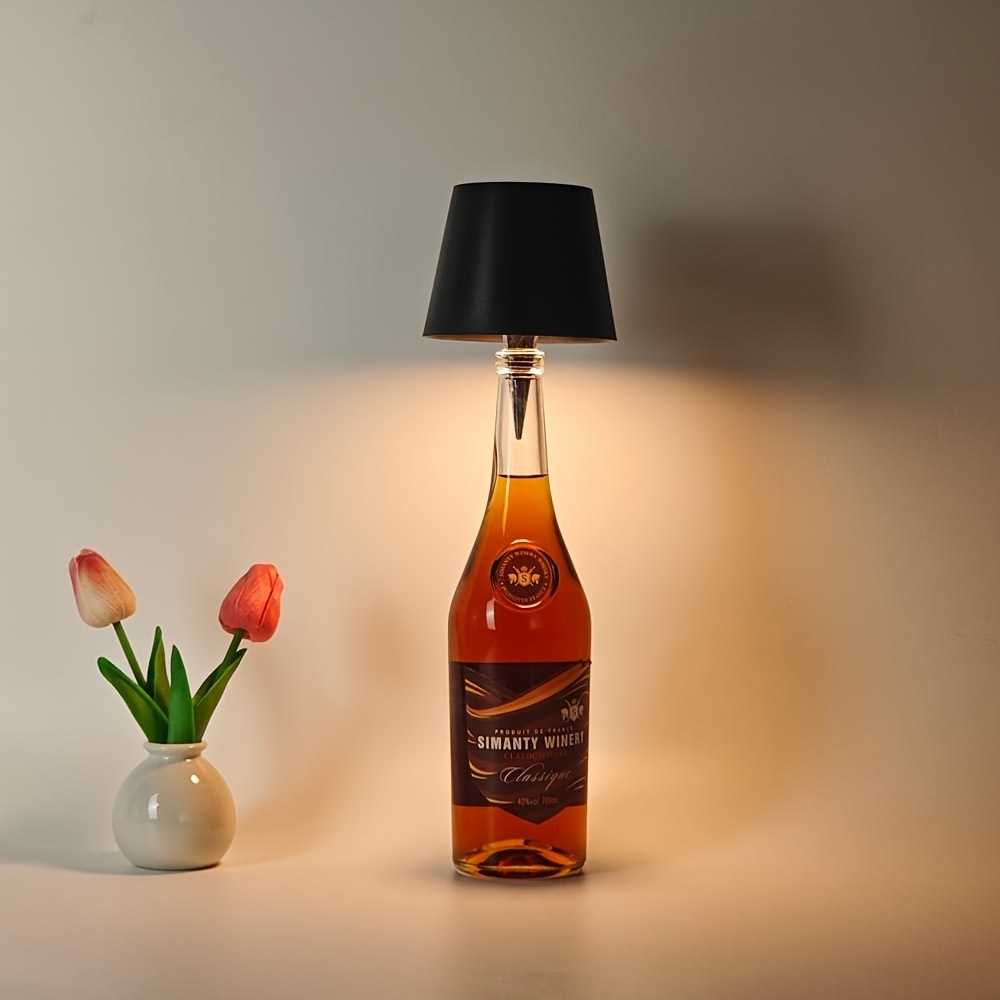 Moderne USB Tischlampe Touch Steuerung 3 Farbtemperaturen Dimmbar Pagoden Schirm Metall Kunststoff
