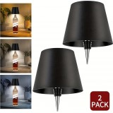 Moderne USB Tischlampe Touch Steuerung 3 Farbtemperaturen Dimmbar Pagoden Schirm Metall Kunststoff