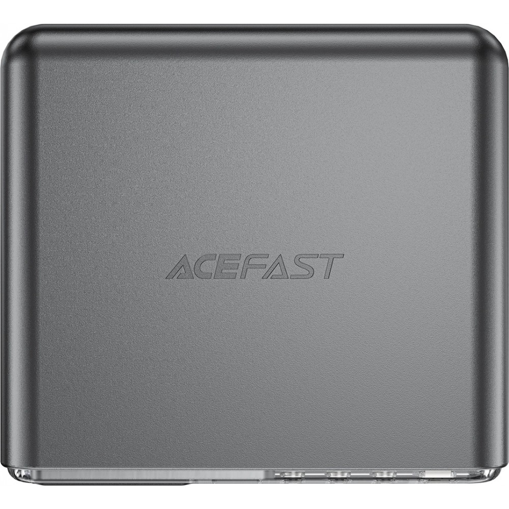 Acefast Z4 - Ultra leistungsstarker 218W Multifunktionsadapter mit 4 Ports PD GaN (3x USB-C + 1x USB-A) - Grau