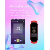 Active Fitness Tracker M7 - Intelligentes Sportarmband Smart Watch Bluetooth - Schwarz