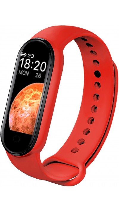 Active Fitness Tracker M7 - Intelligentes Sportarmband Smart Watch Bluetooth - Rot