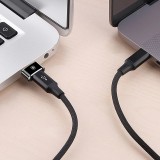 Baseus Mini USB-C zu USB-A Adapter kompakt schnellladef&auml;hig vielseitig - Schwarz