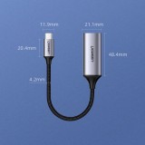 Ugreen USB Typ C zu HDMI 2.0 Adapter 4K 60 Hz Thunderbolt 3 für MacBook PC - Grau