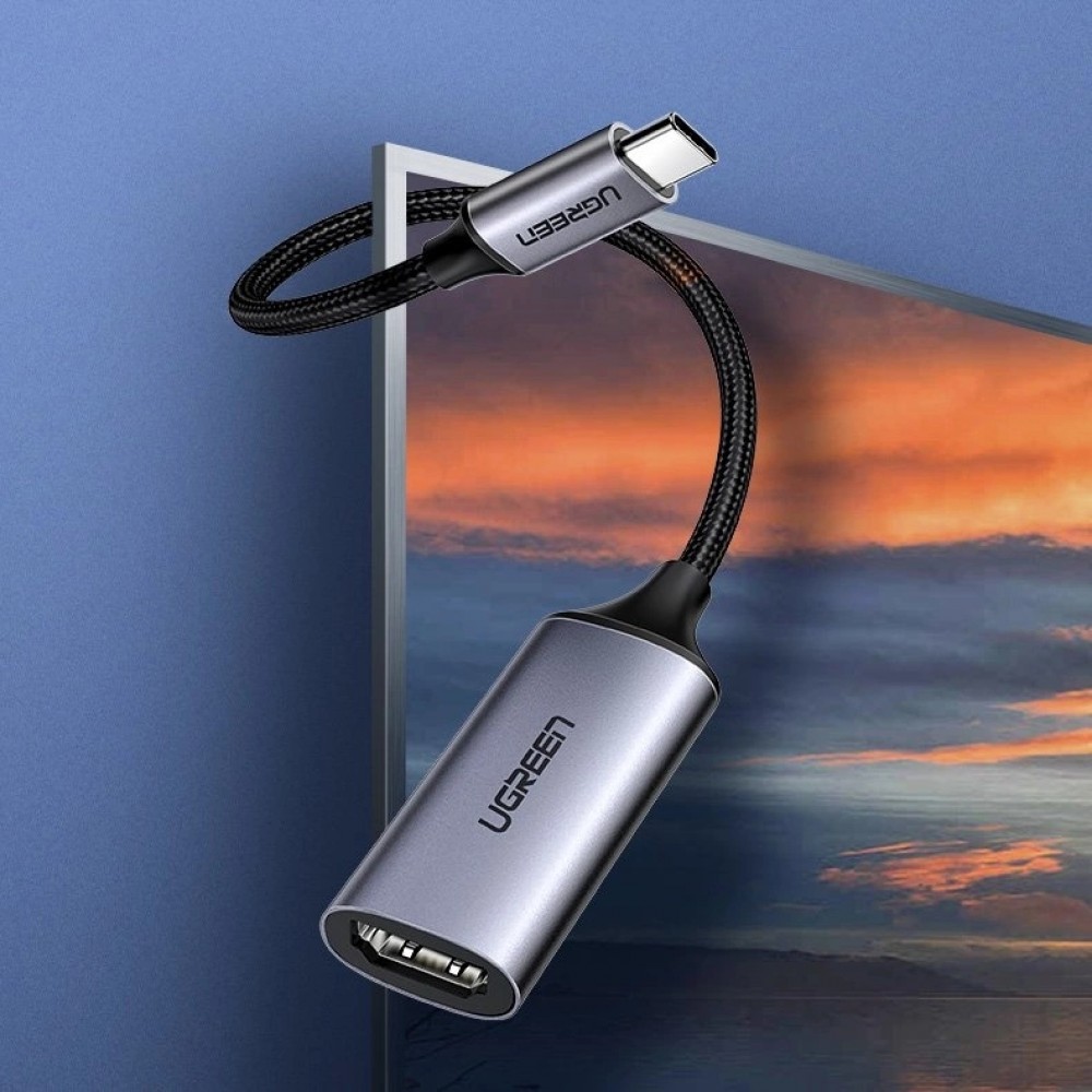 Ugreen USB Typ C zu HDMI 2.0 Adapter 4K 60 Hz Thunderbolt 3 für MacBook PC - Grau
