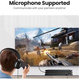 Ugreen CM383 Audioadapter 3,5mm Klinke zu USB-C Adapter für Kopfhörer und Lautsprecher - Grau