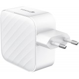 Ladegerät Netzstecker 100W GaN 3x USB-C und 1x USB-A (Power Delivery) - PhoneLook - Weiss