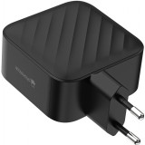 Ladegerät Netzstecker 120W GaN 3x USB-C und 1x USB-A (Power Delivery) - PhoneLook - Schwarz