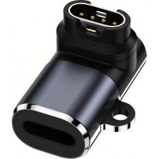 Universal-Ladeadapter für Garmin-Uhren mit USB-C-Anschluss  - Schwarz