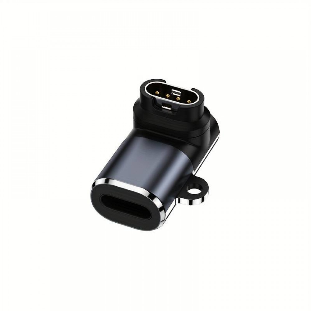 Universal-Ladeadapter für Garmin-Uhren mit USB-C-Anschluss  - Schwarz