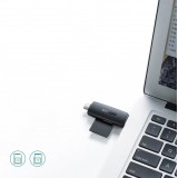 Ugreen SD/micro SD Kartenleser Adapter USB-A/USB-C (CM304) - Schwarz