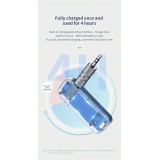 Bluetooth 5.0 Audio-Adapter 3,5 mm Dual-Funktion Sender Empfänger USB wiederaufladbar - Schwarz